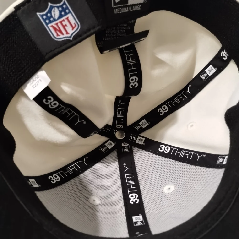 M / L New England Patriots New Era 3930 Flex Hat INSPIRE CHANGE Freedom Black - Picture 6 of 7